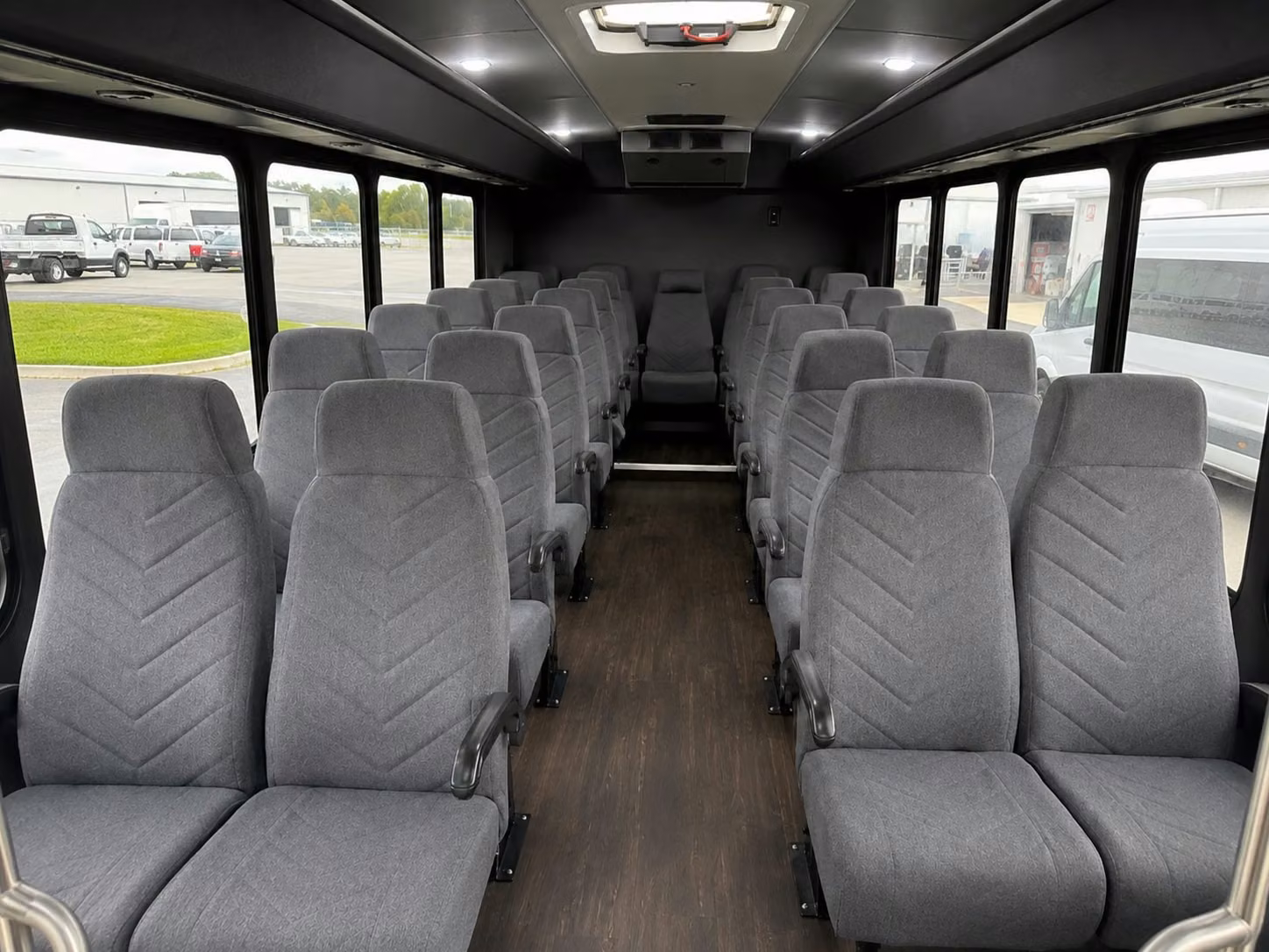 18 passenger minibus inside