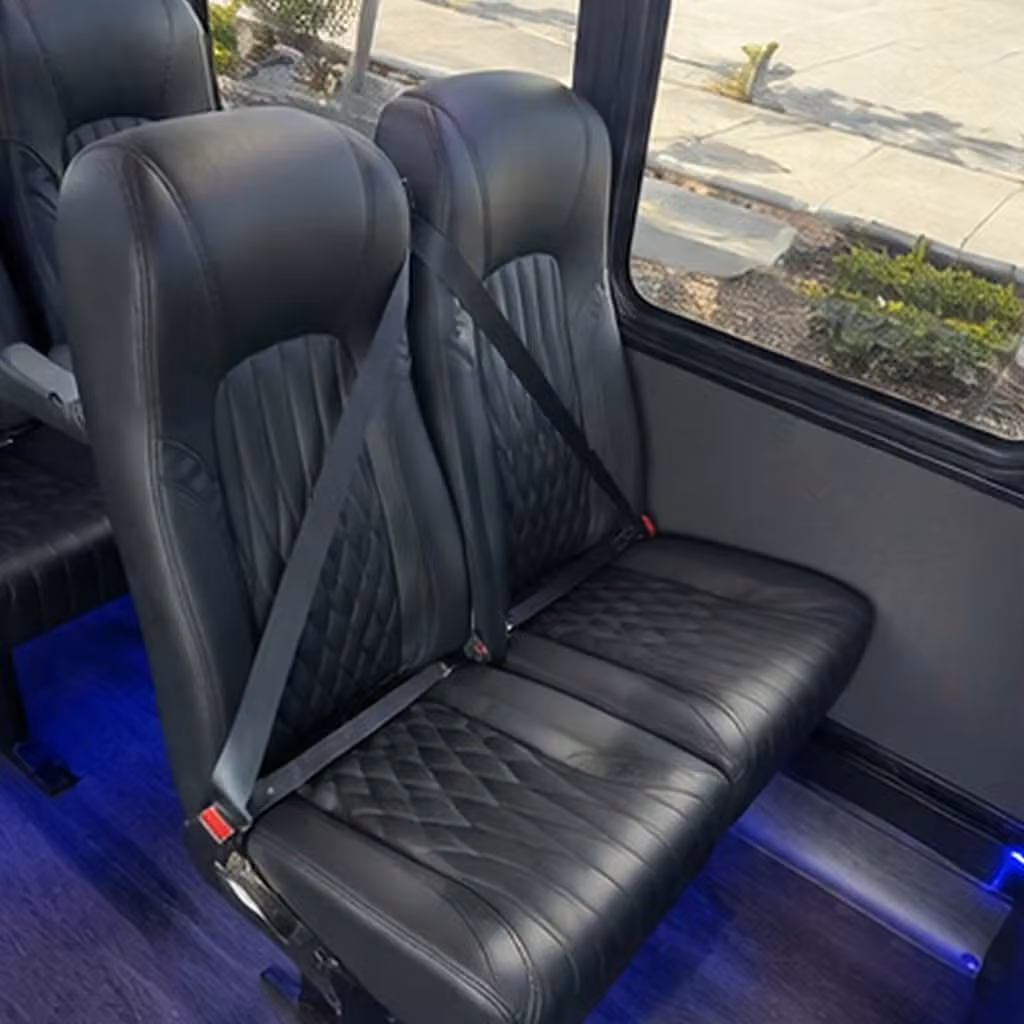 25 passenger minibus inside