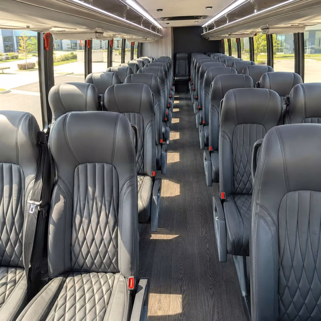 28 passenger minibus interior