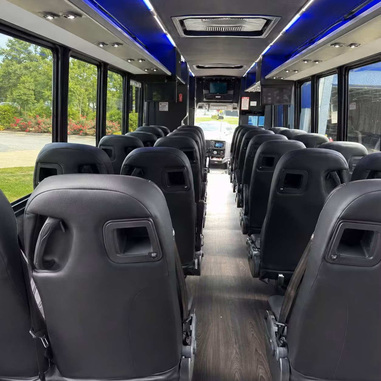 30 passenger minibus inside
