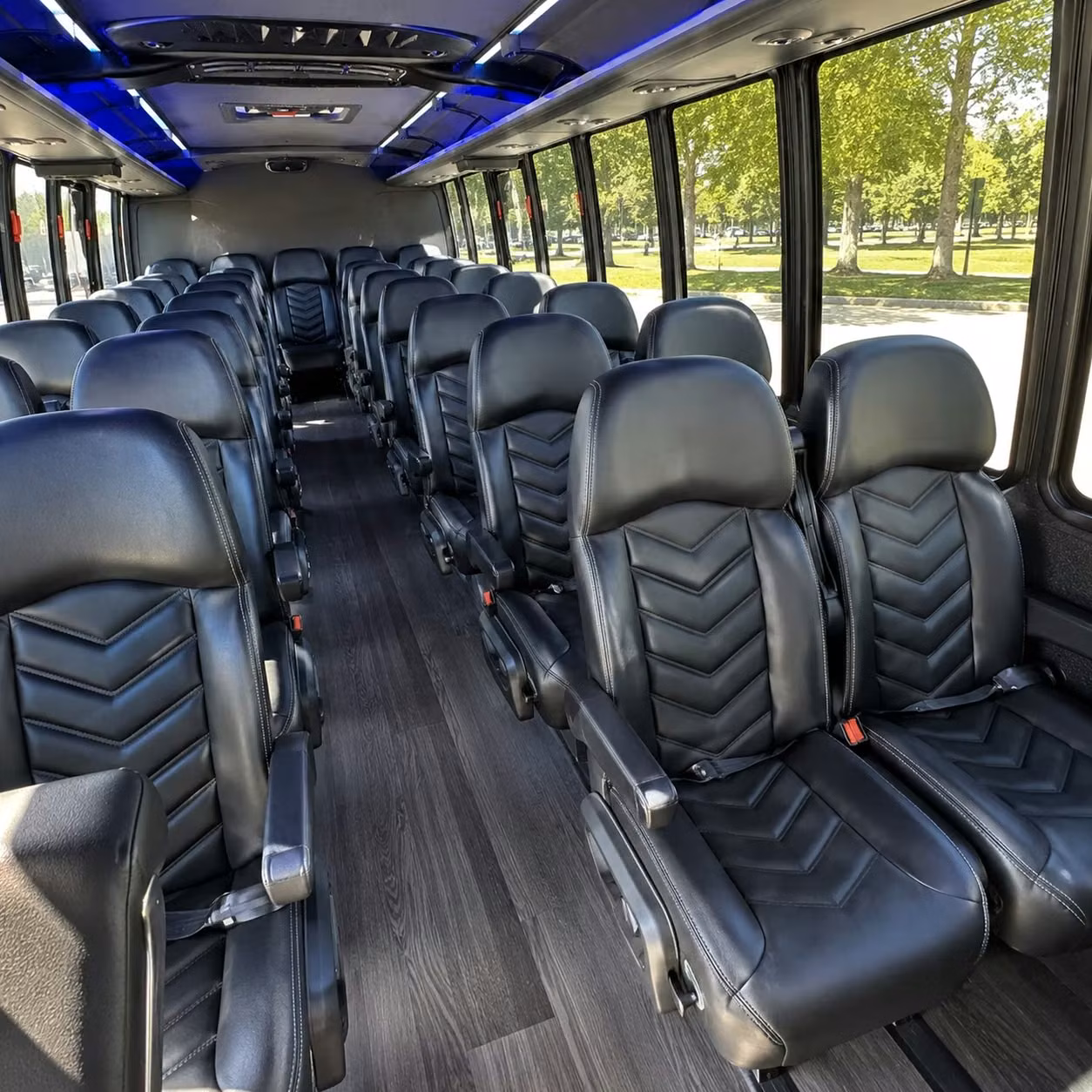 35 passenger minibus interior