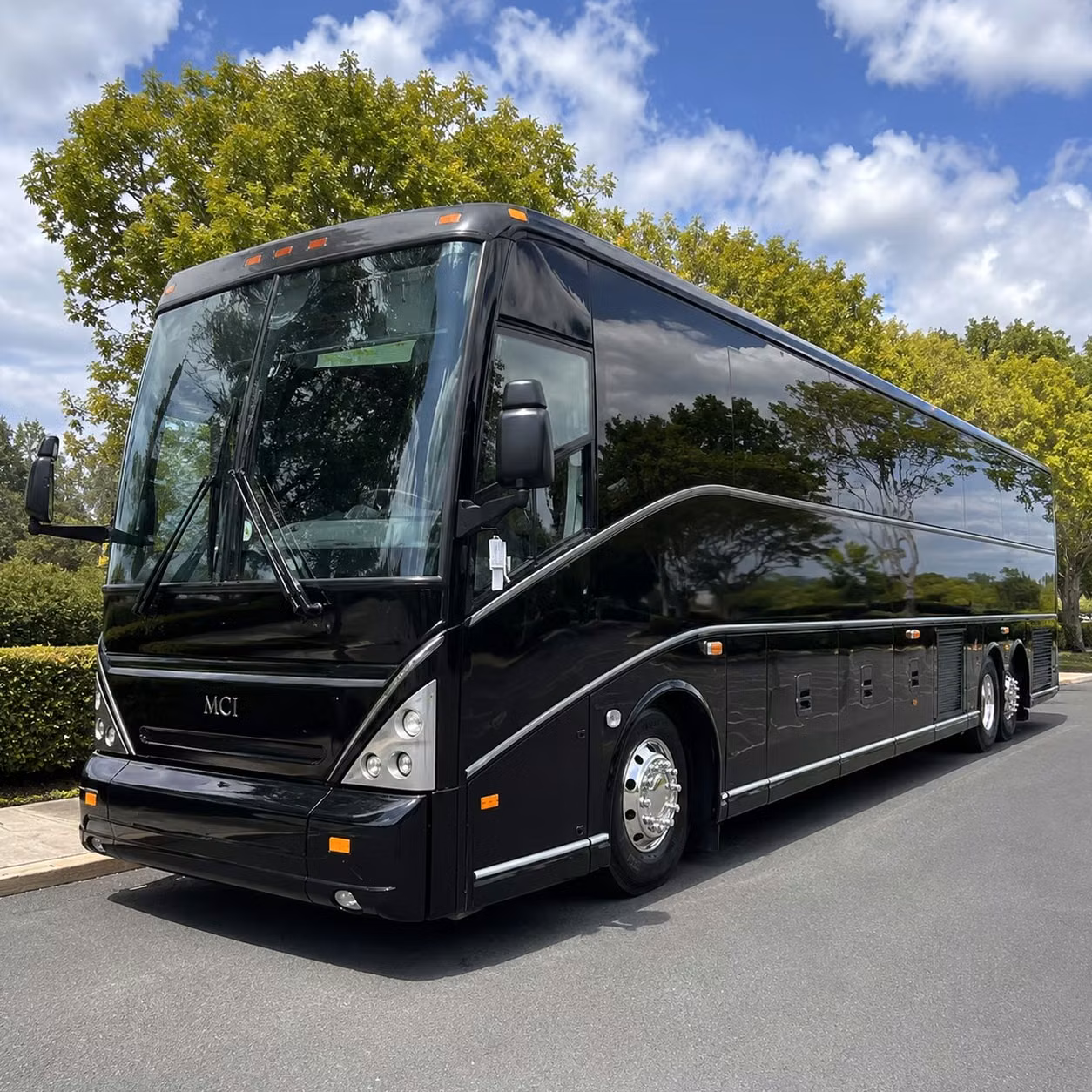 56 passenger charter bus