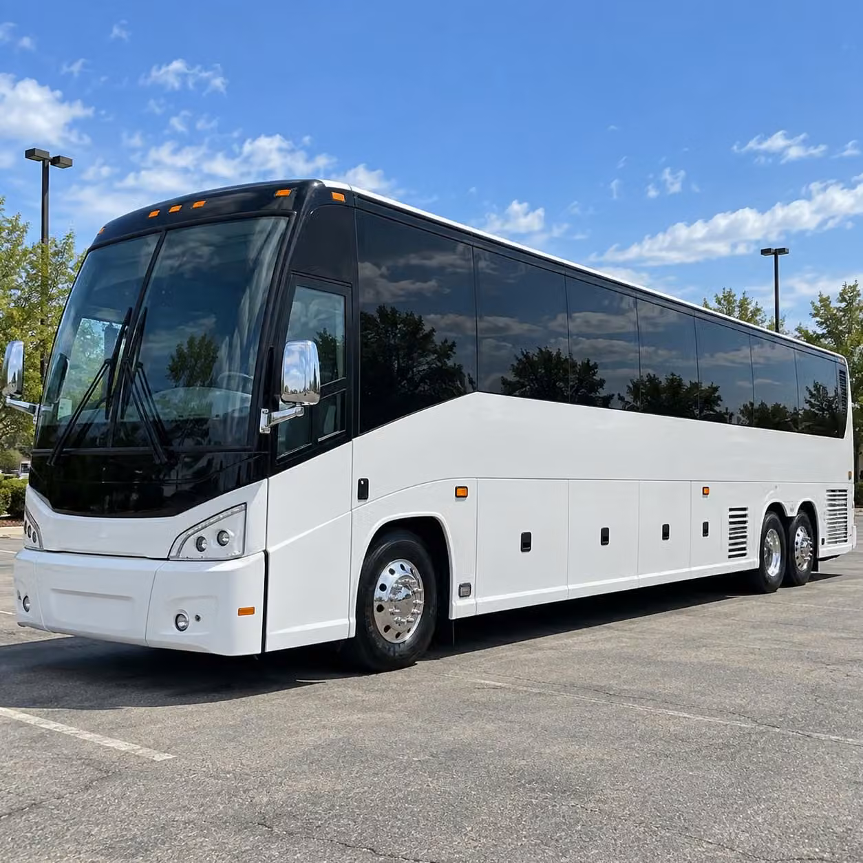 charter buses in largo for large prom groups and school organized transportation