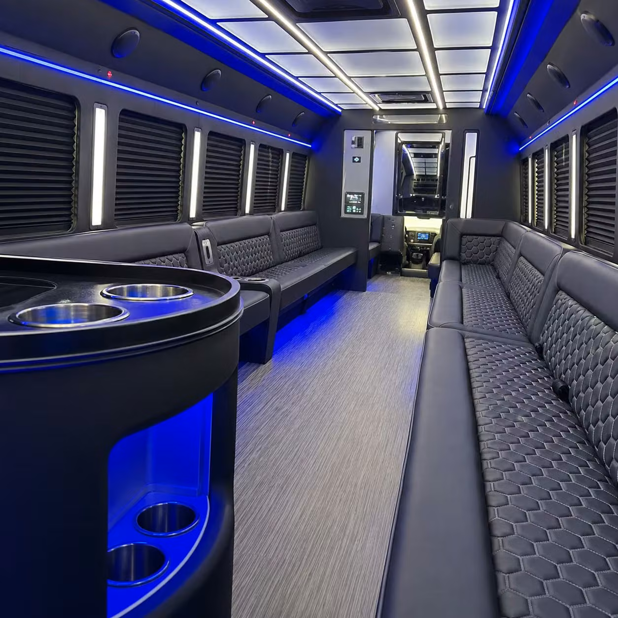 party bus interior