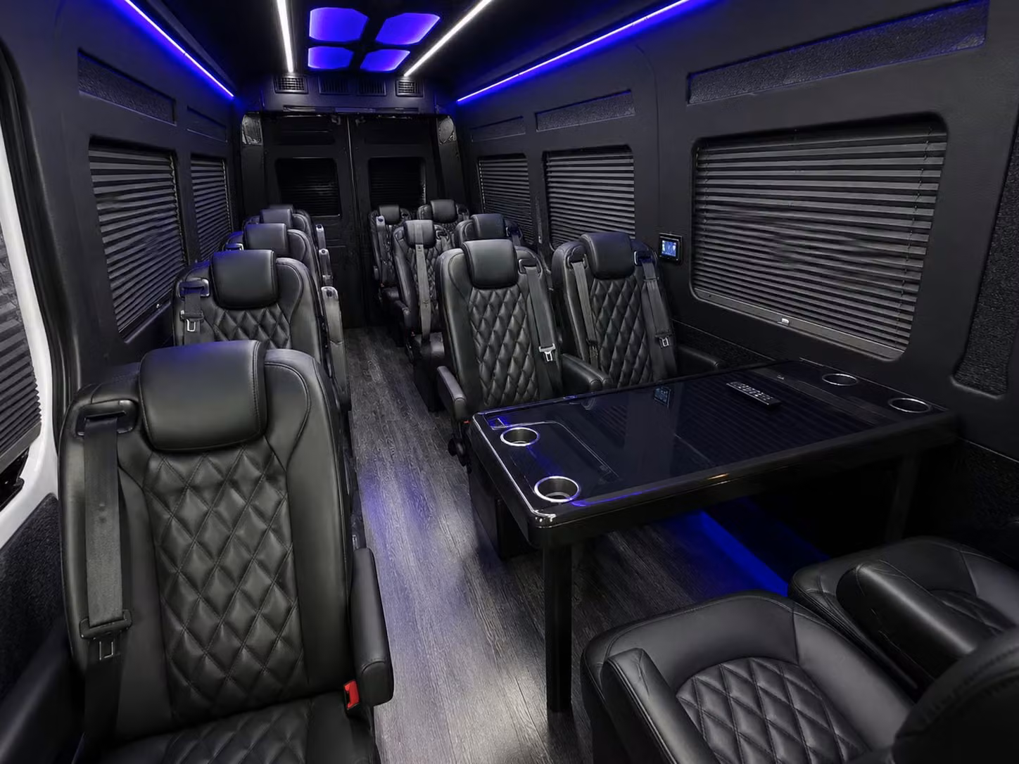 sprinter van with driver inside
